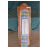 39" Metal Ex-Lax Thermometer Sign