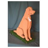 Hand Made Woodcraft 25" Tall Dog Art