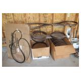 Lot Numerous Large Portable Sawmill Blades