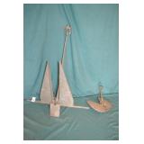 Danforth 13-S Boat Anchor + 1 Other