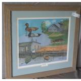 1992 Bill Rose Canada Club Signed Print