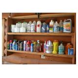 Shelf Lot Household & Garage Chemicals & More
