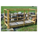 40" x 84" Fork Lift Platform w/ Safety Rails