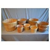 Lot Farm 1/2 Bushel & Other Sized Baskets