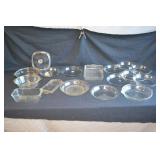 Lot Pyrex Pie Plates, baking Dishes & More