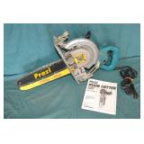Makita Hypoid Saw w/ Attached Prazi Beam Cutter