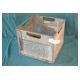 Bordens Dairy Detroit Antique Metal Dairy Crate