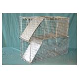 2pcs 32" Metal Wire Live Animal Traps