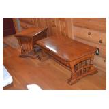 Mid Century Broyhill Pine Coffee & End Tables