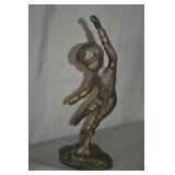 1970s Malcom Moran 9" Bronze Statue