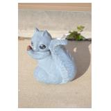 12" Tall Concrete Squirrel Yard Art