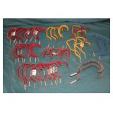Lot Various Screw In Style Storage Garage Hooks