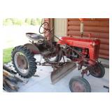 1948 Farmall Cub Utility Tractor With Belly Blade