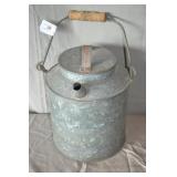 Antique 1 Gallon Galvanized Oil Can