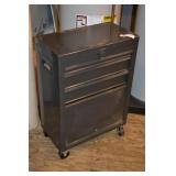 22" Wide Metal Rolling Toolbox With Contents