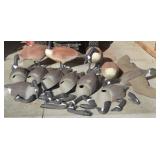 4 Lg 3D Canadian Goose Decoys & More