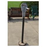 55" Tall Antique 5 Cent Parking Meter