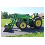 1998 John Deer 5310 4WD Diesel 64hp Loader Tractor