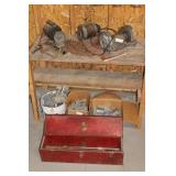 Belt Drive Grinder, Motors, Toolbox, Brackets
