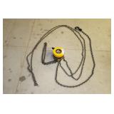 Performance Tool 1 Ton Heavy Duty Chain Hoist