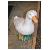 15" Tall Concrete Yard Art Goose Statue
