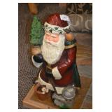 22" Taall Ceramic Santa Claus Statue Figure