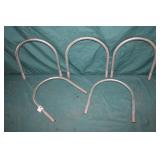 5pcs Large 5/8" Dia x 10" U Bolts