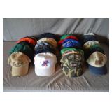 Lot Numerous Vintage Baseball Style Caps Hats