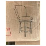 Victoria Wood Swivel Stool