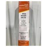 White Retractable Baby Gate