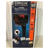 Gibraltar Mailboxes Plastic Mailbox and Post Kit
