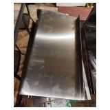 Stainless steel shelves
