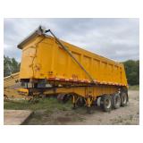1988 DORSEY Lead Dump Trailer, Aero tarp system