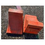 Rubber Truck Chock set