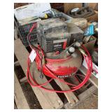 Porter Cable air compressor, bldg:green
