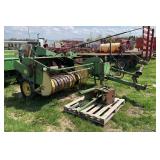 John Deere 24T baler, row:3