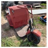 3 Wheeled electric cart, row:8