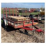 2020 PJ 10' Steel Open Landscape Trailer, row:4