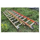 (2) Fiberglass Ladders, row:11