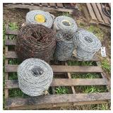 (6) Rolls of Barbed Wire, row:10