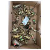 (40) Small animal bronze figurines, bldg:locked