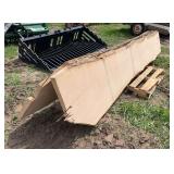 (2) Red oak slabs 17'-20', row:9