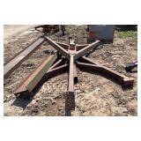 (2) A-frame with I-beam, row:6