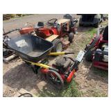 Wheelbarrow & walk behind weed wacker, row:5