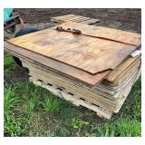 Skid of 4' x 4' Plywood, row:11