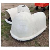 (2) Dog Igloos, row:8