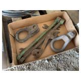 John Deere tractor wrenches & clevises, bldg:locked