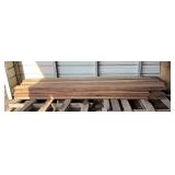 (55 appr.) Walnut board, appr. 1 x 5, 8'-10' L, bldg:green