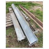 Skid steel I-beams, row:8