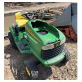 John Deere LT150 lawn mower, row:6